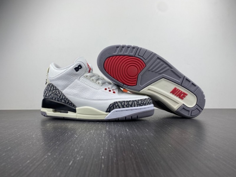 Air Jordan 3 White Cement Reimagined Shoes 2023