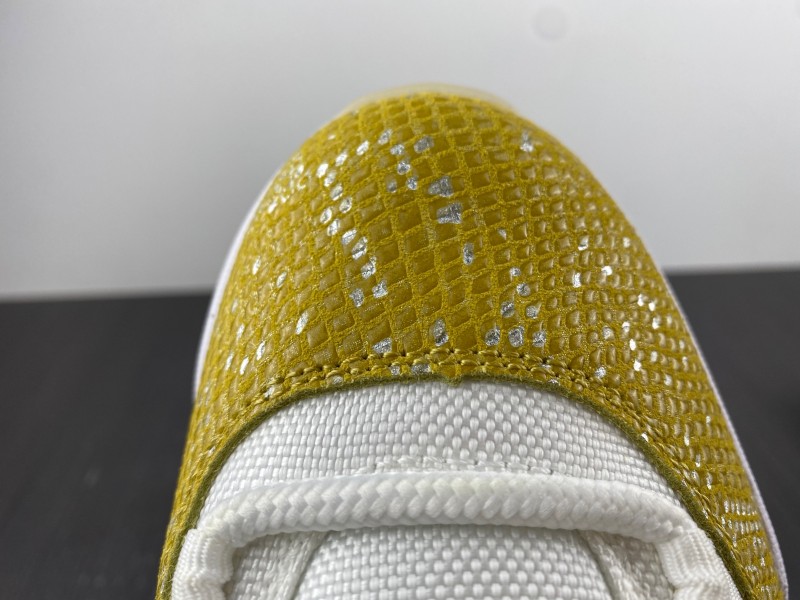 Air Jordan 11 Low WMNS “Yellow Snakeskin”