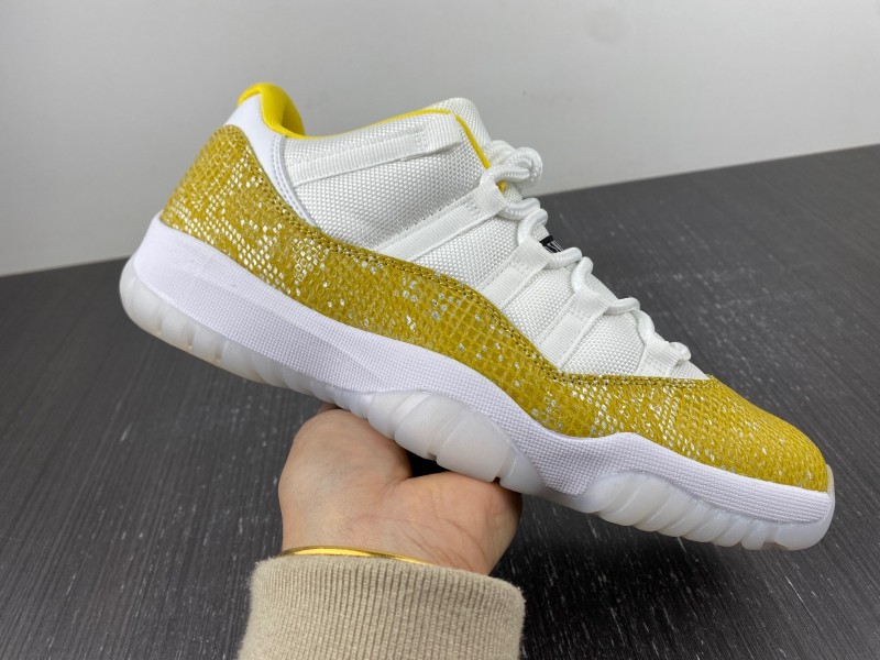 Air Jordan 11 Low WMNS “Yellow Snakeskin”