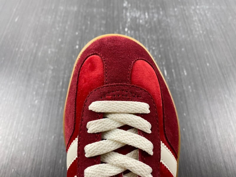 GU*CCI X GAZELLE SHOES DARK GREEN/CLOUD WHITE/GUM