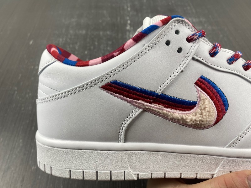 Parra x Nike SB 白彩重叠3勾色 货号CN4504-100