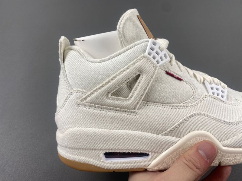 Levi’s x Air Jordan 4 “White