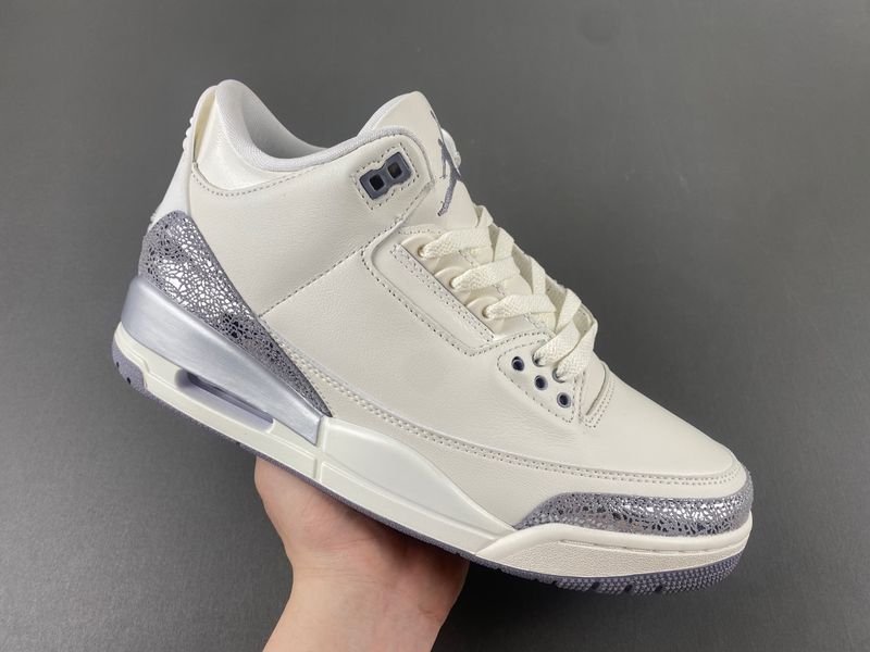 Air Jordan 3 “Sail/Metallic Silver”