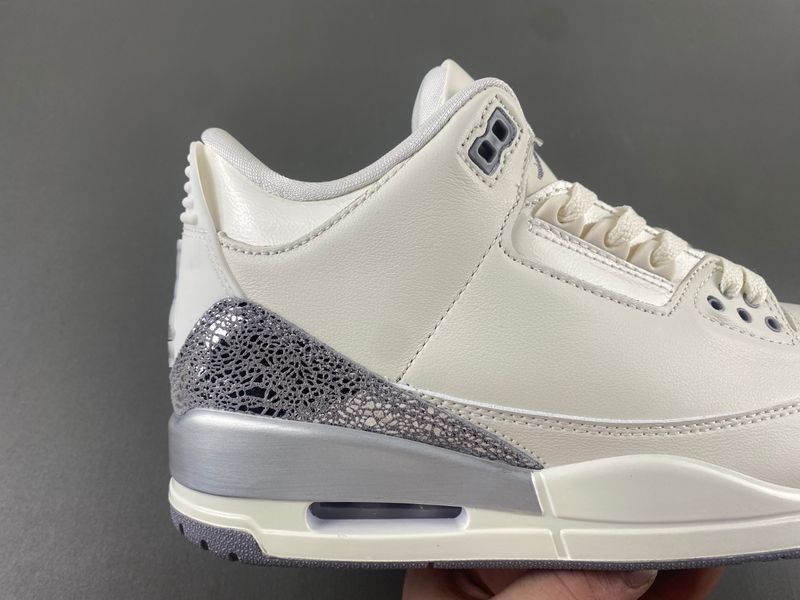 Air Jordan 3 “Sail/Metallic Silver”
