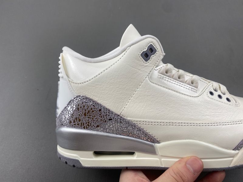 Air Jordan 3 “Sail/Metallic Silver”