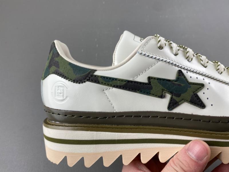 Clot X Bape Superstar By Edison Chen White