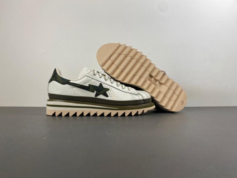 Clot X Bape Superstar By Edison Chen White