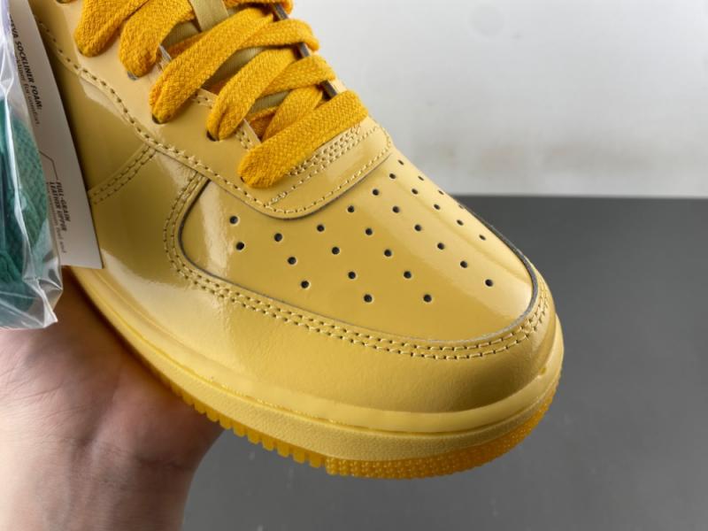 Nike Air Force 1 Low 'Patent Leather Topaz Gold'