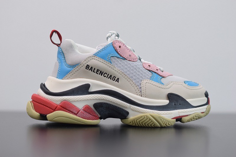 Balenciaga Triple S White Blue