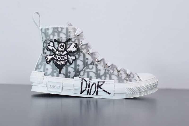 Dior And Shawn B23 High Top Bee Embroidery