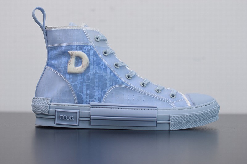 Dior B23 High Top Daniel Arsham Light Blue