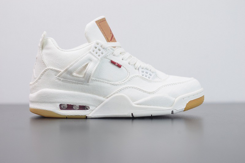 Jordan 4 Retro Levi's White 