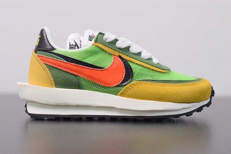 Kids Nike LD Waffle sacai Green Multi