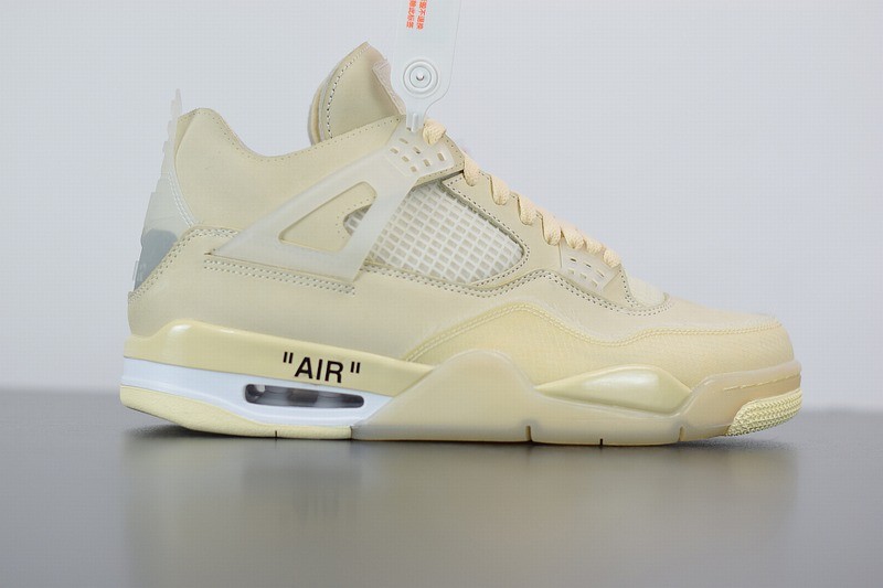 Jordan 4 Retro off-White sail 