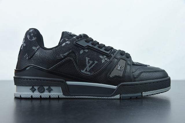 Louis Vuitton LV Trainer  x Nigo Black Denim