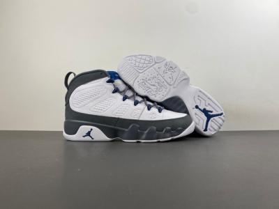 Air Jordan 9 “Flint Grey”Color: White/French Blue-Flint Grey